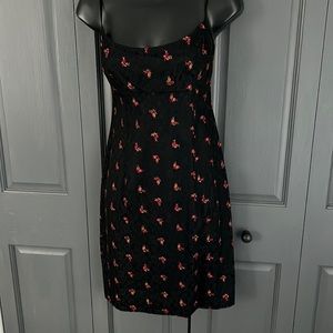 Beautiful Black Embroidered Lace Dress by Nanette Lenore - Size 6